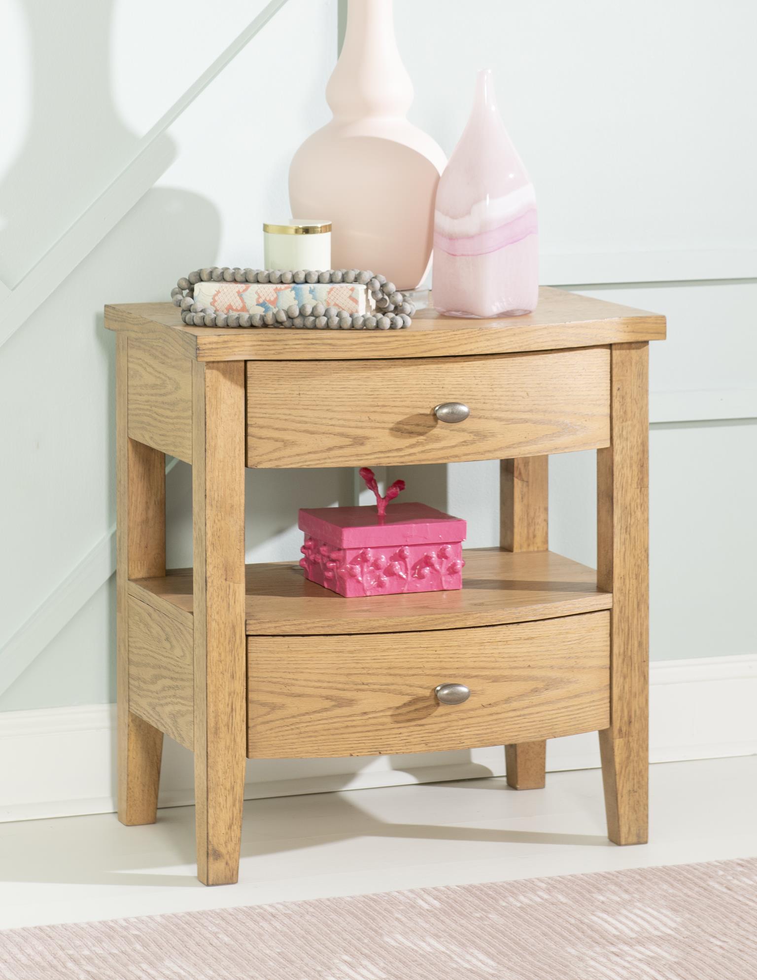 TY4950 Today's Traditions LK Open Ns 2 Drw Natural Hickory TY49503102