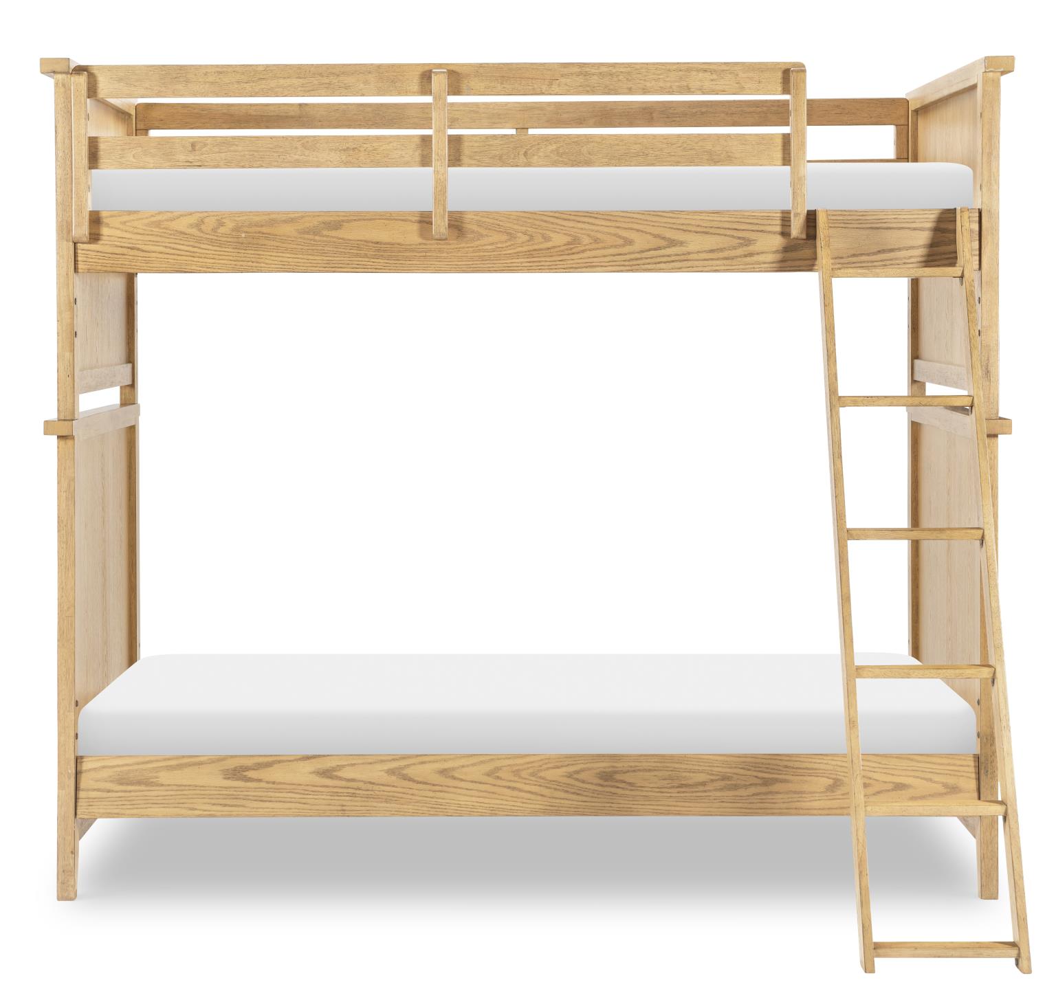 TY4950 Today's Traditions LK Complete Twin Over Twin Bunk End Natural Hickory TY49508110K