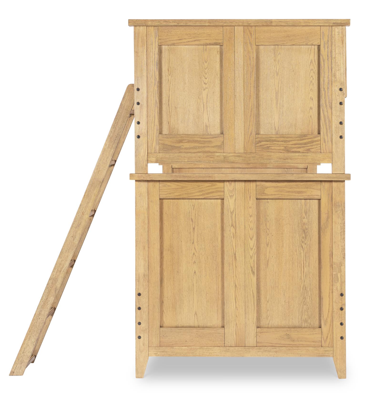 TY4950 Today's Traditions LK Complete Twin Over Twin Bunk End Natural Hickory TY49508110K