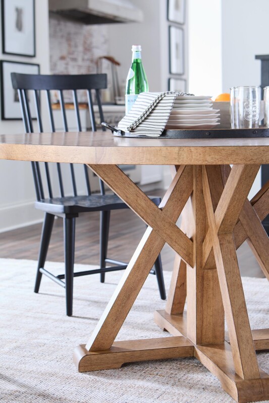 TY656 Today's Traditions DR Complete Round Pedestal Table TY656030K