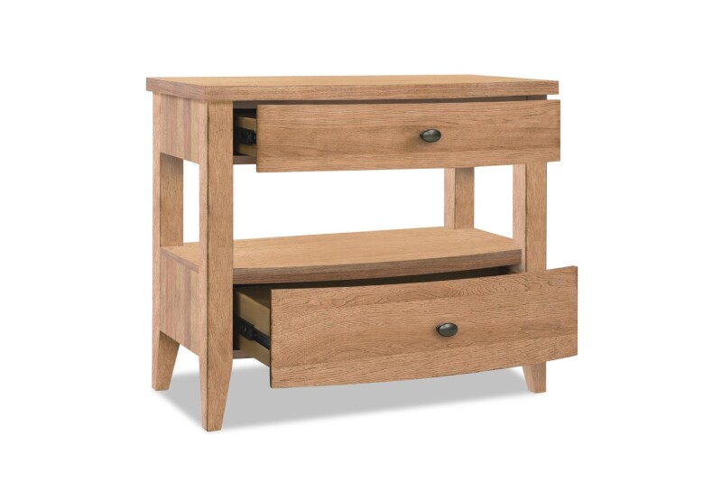 TY656 Today's Traditions BR Open Nightstand 2 Drawers TY656675