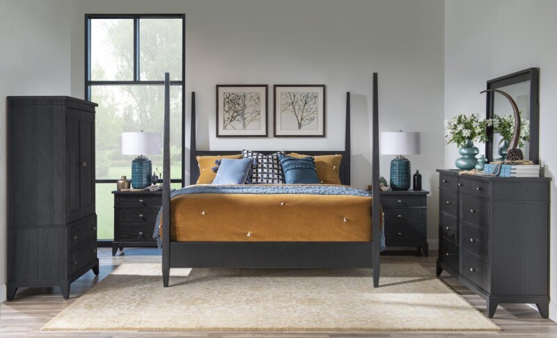 TY657 Today's Traditions BR Complete Poster Bed Ca King TY657260K