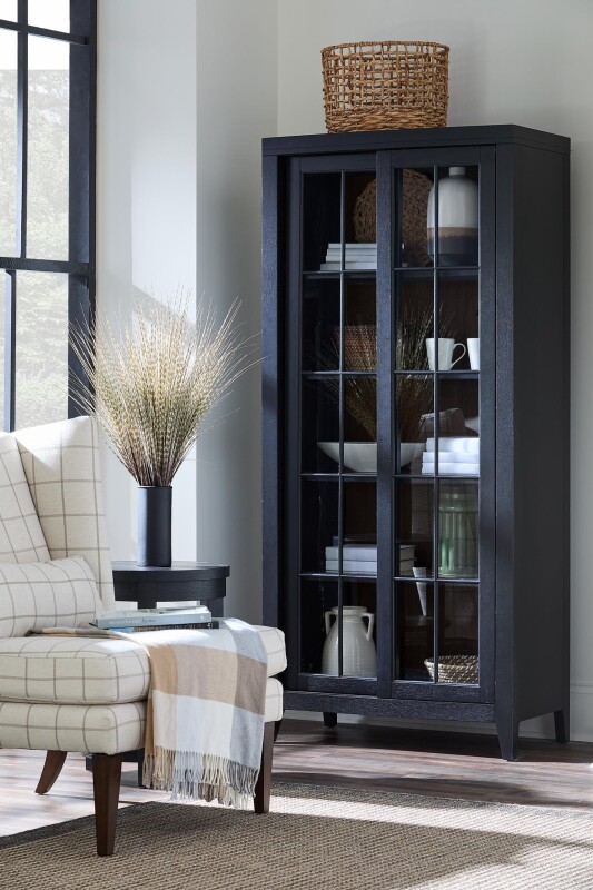 TY657 Today's Traditions DR Sliding Door Display Cabinet TY657892