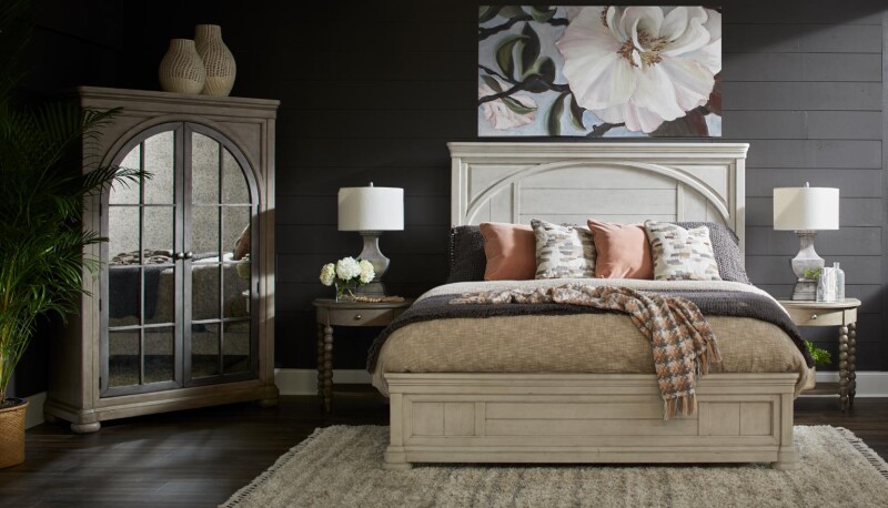 TY749 Nashville BR Tyb Complete Panel Bed Ca King TY749060K