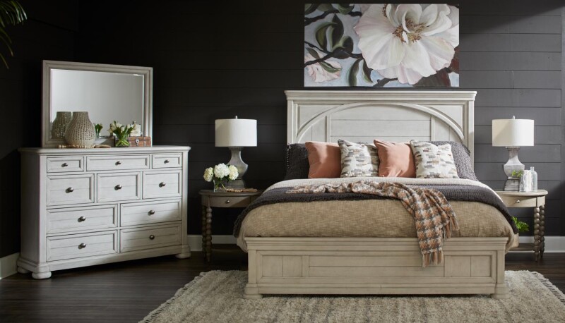 TY749 Nashville BR Tyb Complete Panel Bed King TY749066K