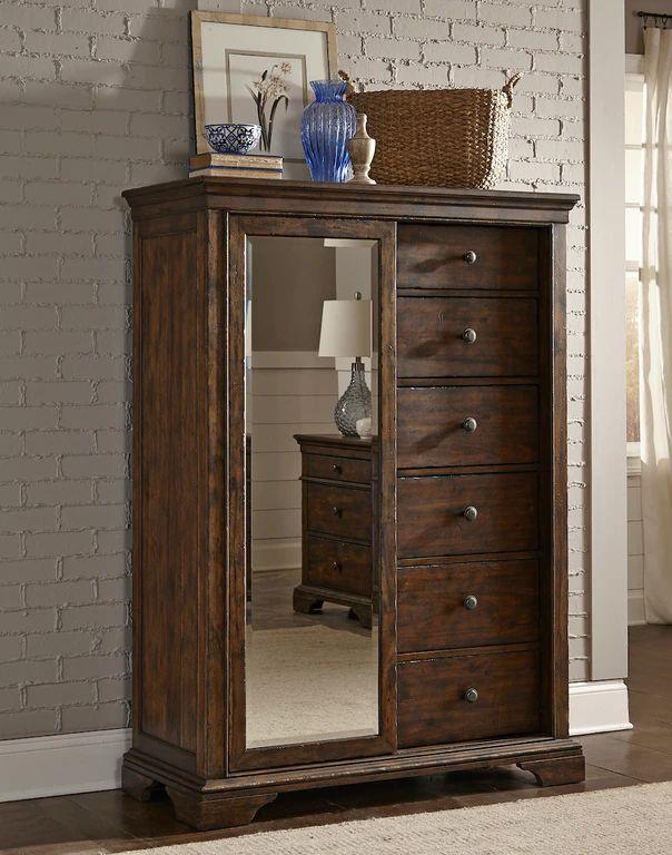 TY920 Trisha Yearwood Home BR Tulsa Door Chest 6 Drawers TY920680C