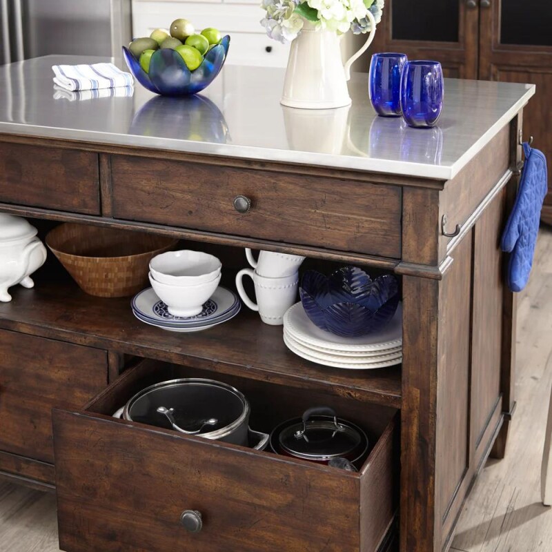 TY920 Trisha Yearwood Home DR Complete Kitchen Island TY920885K