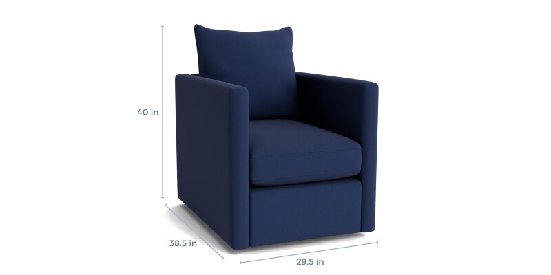 Beckham Outdoor Thin Track Arm Swivel Chair U0010532