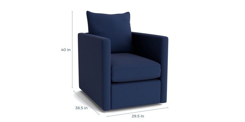 Beckham Outdoor Thin Track Arm Swivel Chair U0010591