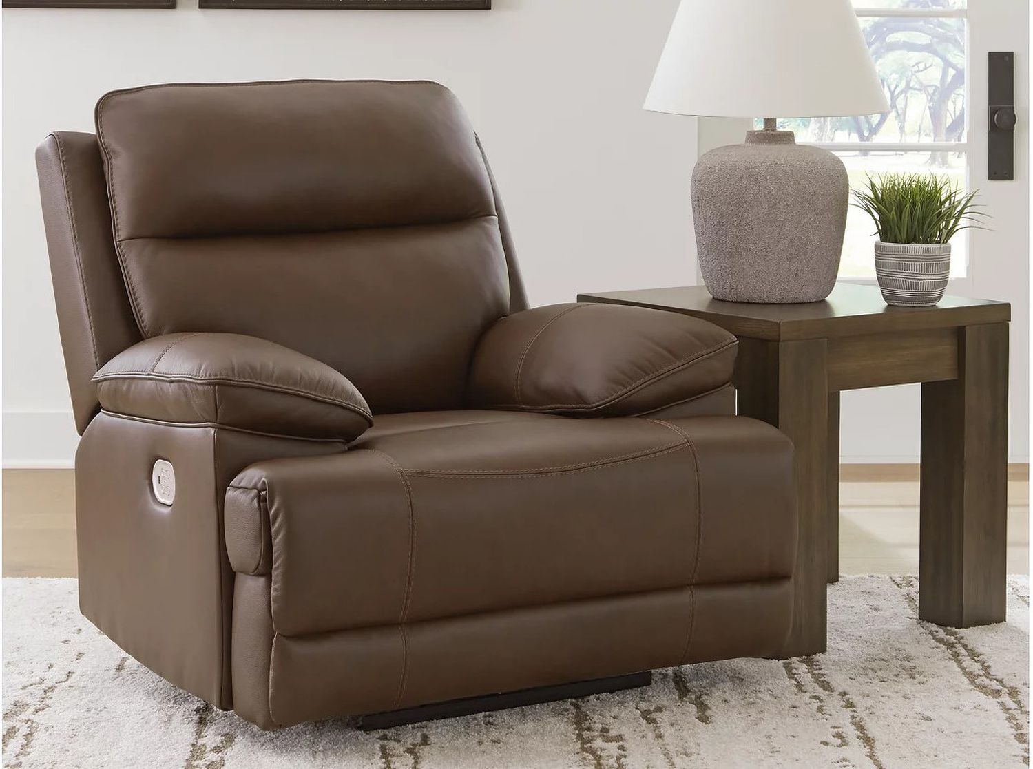 VonRyan Power Recliner In Tobacco U1040013