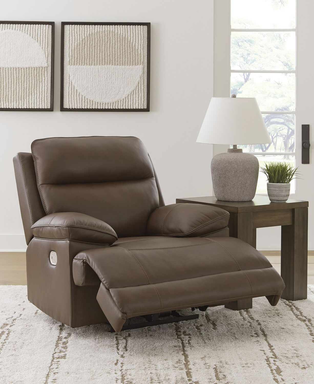 VonRyan Power Recliner In Tobacco U1040013