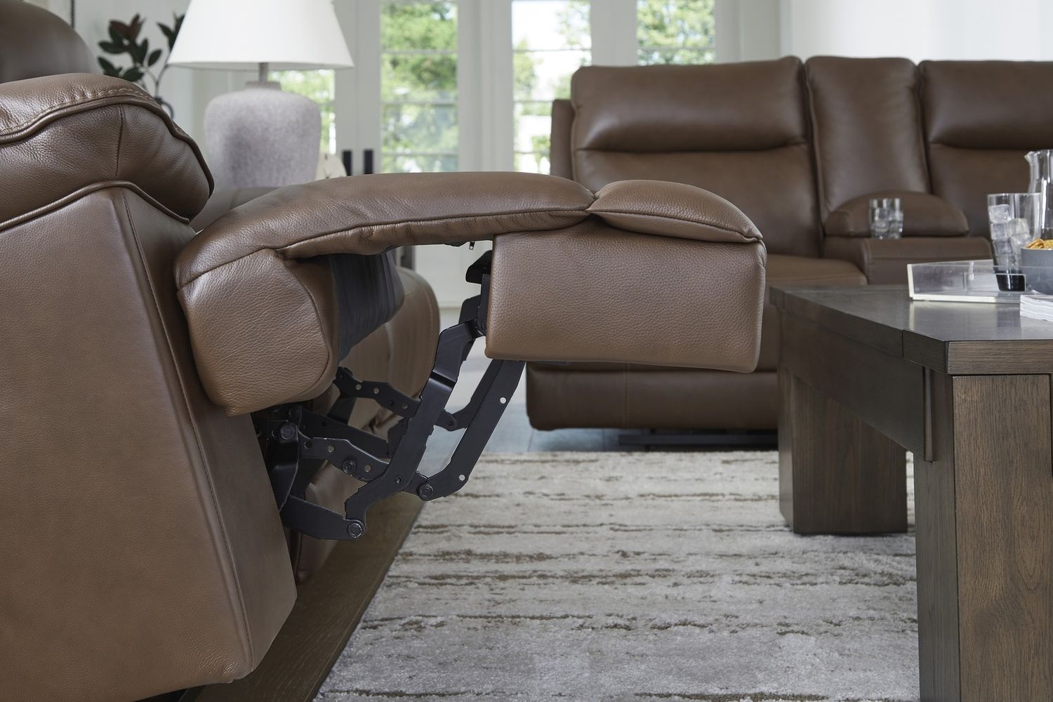 VonRyan Power Recliner In Tobacco U1040013