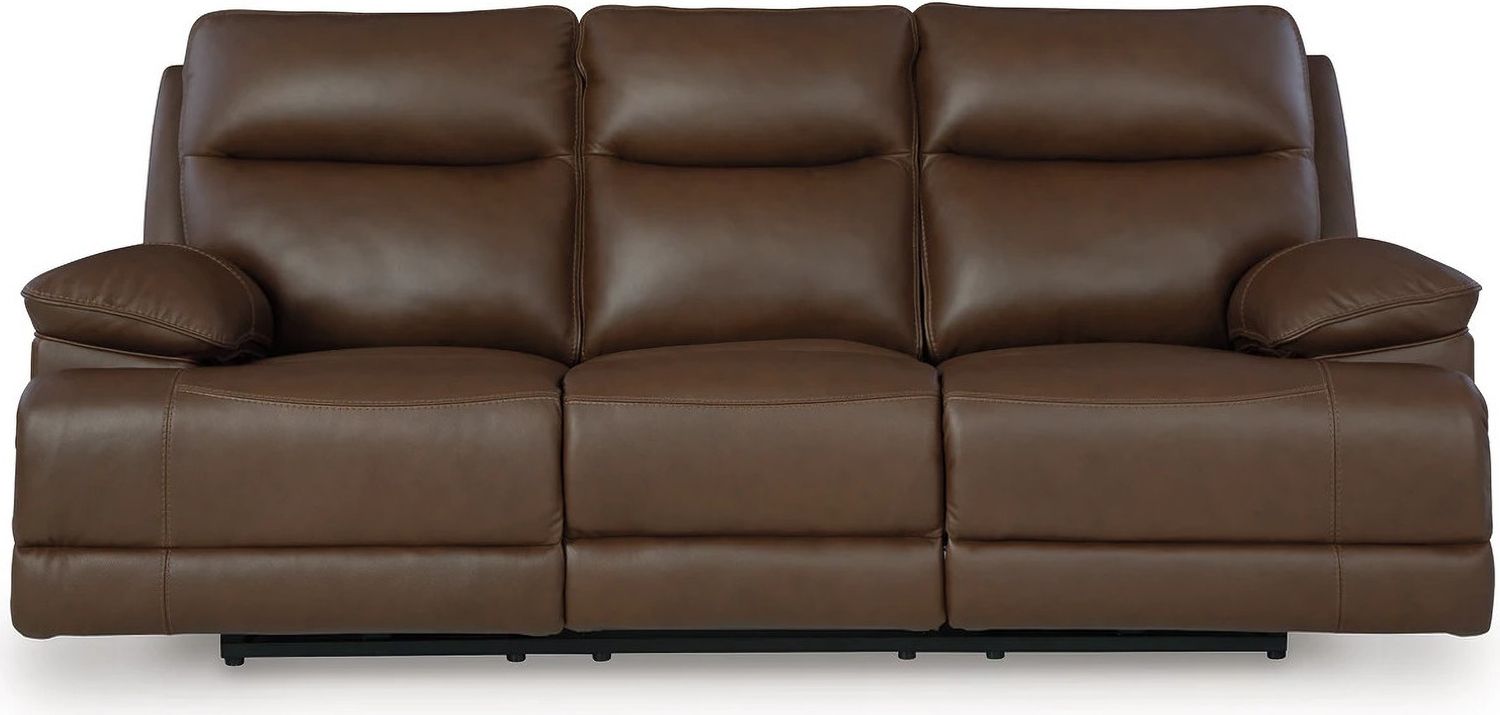 VonRyan Power Reclining Sofa In Tobacco U1040015