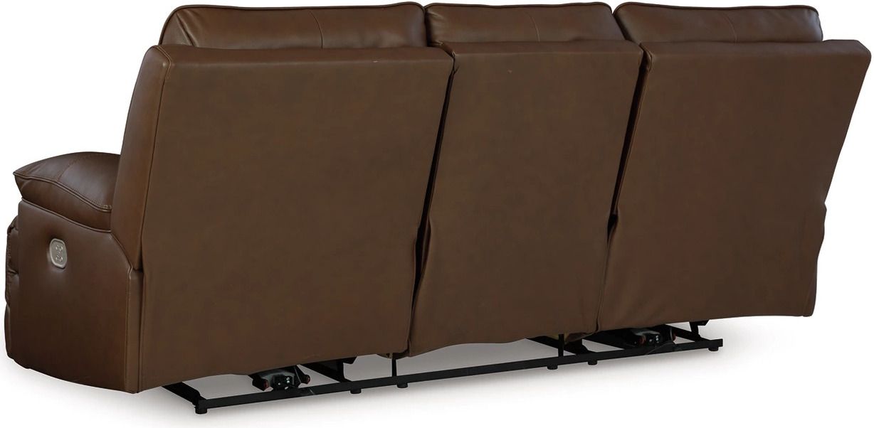 VonRyan Power Reclining Sofa In Tobacco U1040015
