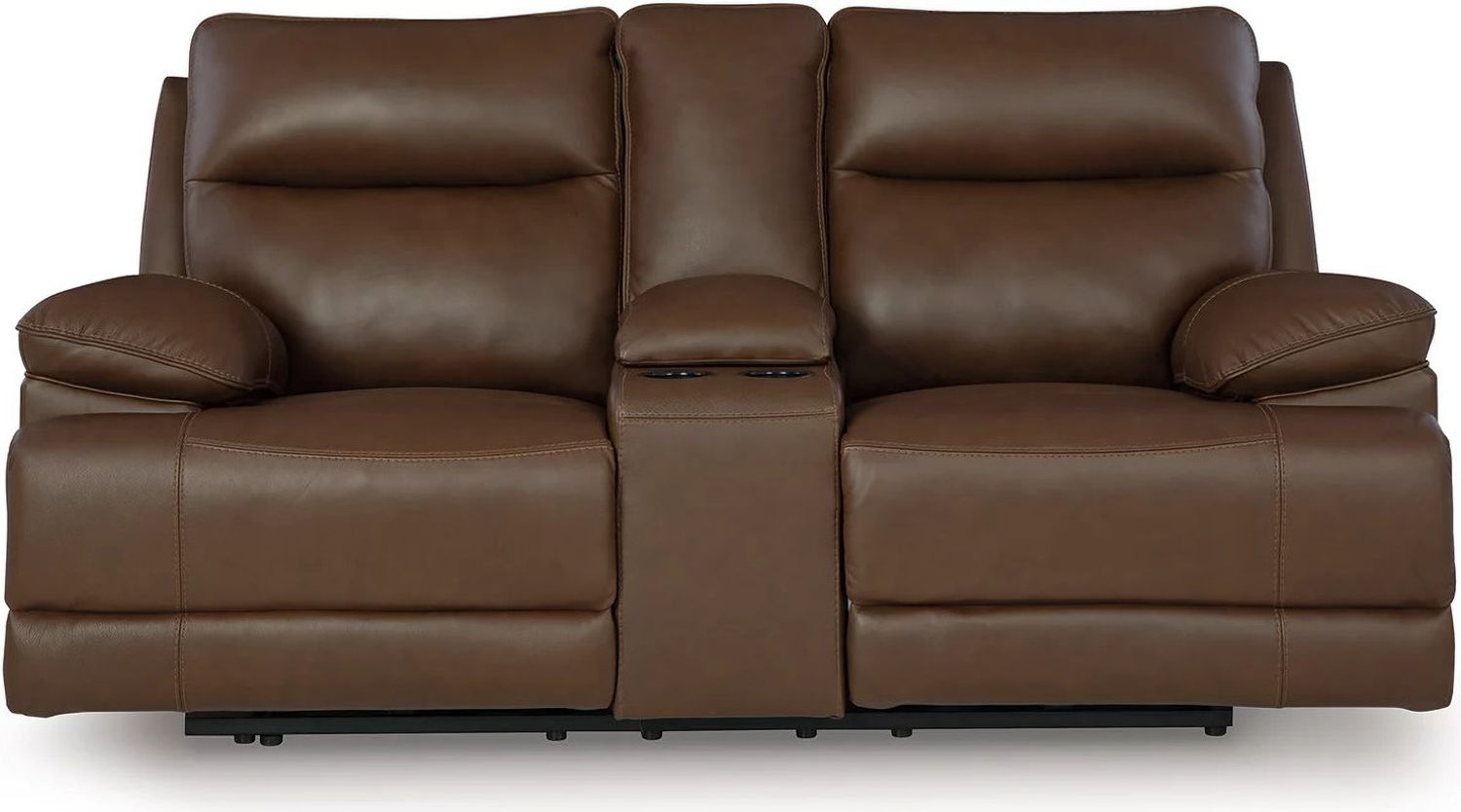 VonRyan Power Reclining Loveseat In Tobacco U1040018