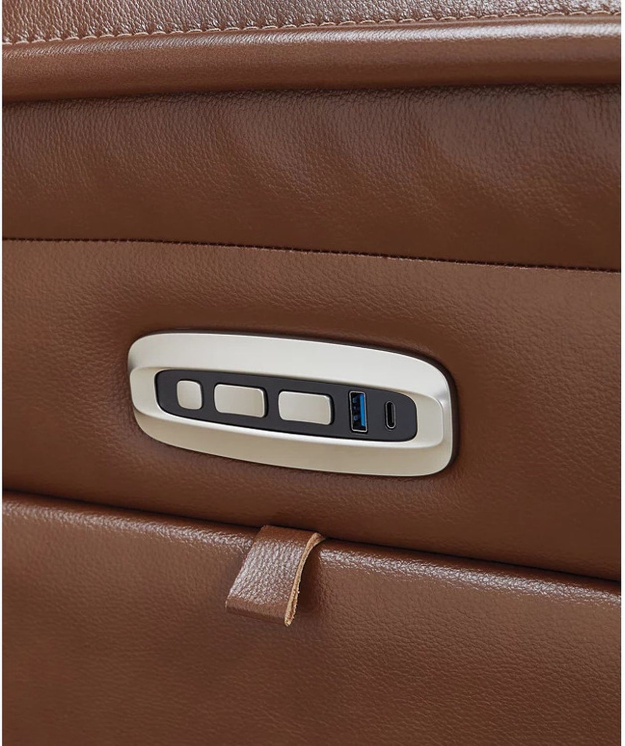 Healy Pier Power Recliner In Chocolate U1120413