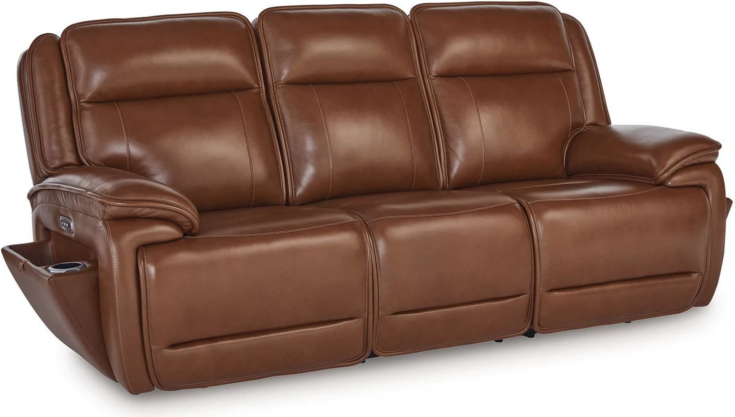 Healy Pier Power Reclining Sofa In Chocolate U1120415