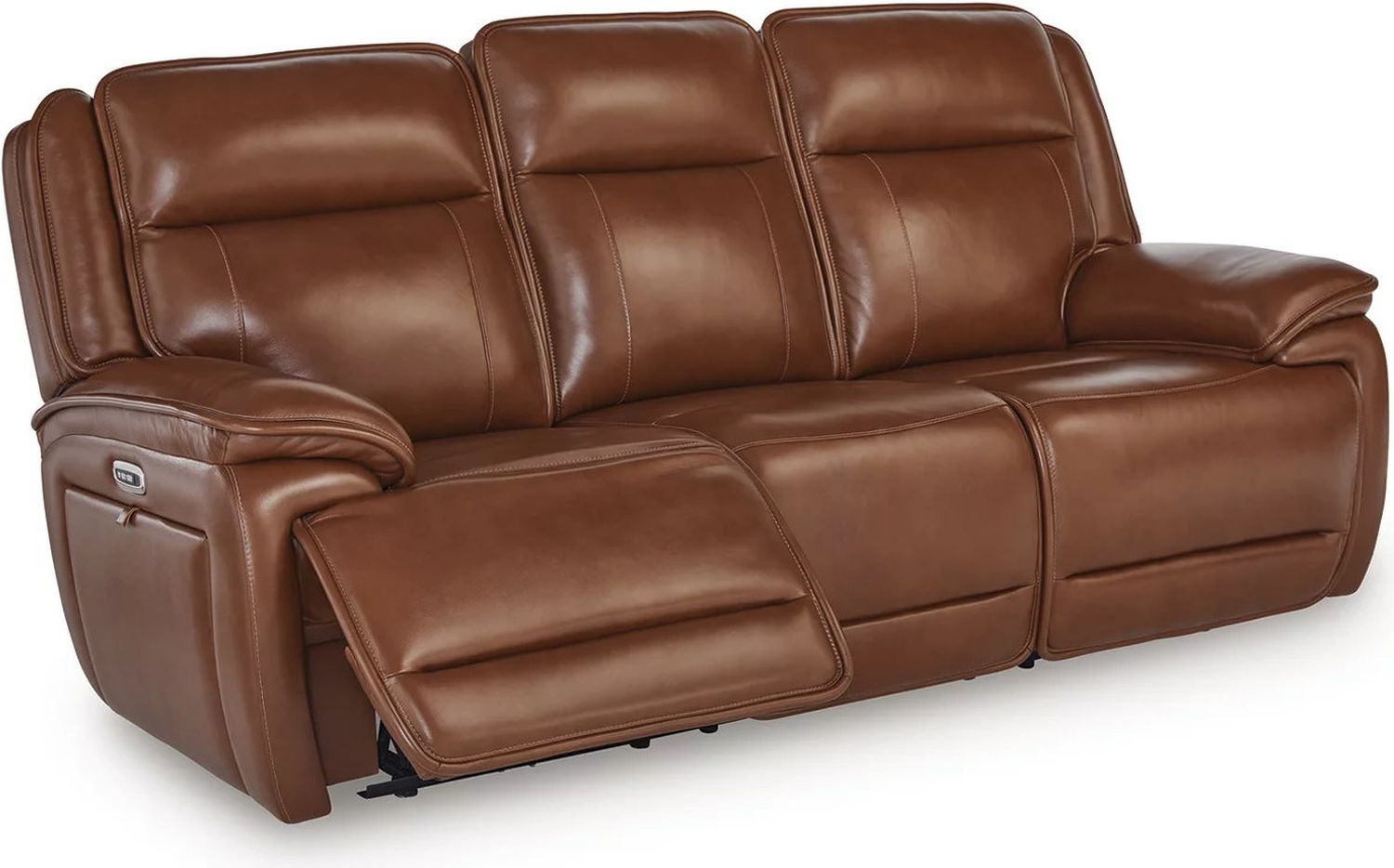 Healy Pier Power Reclining Sofa In Chocolate U1120415