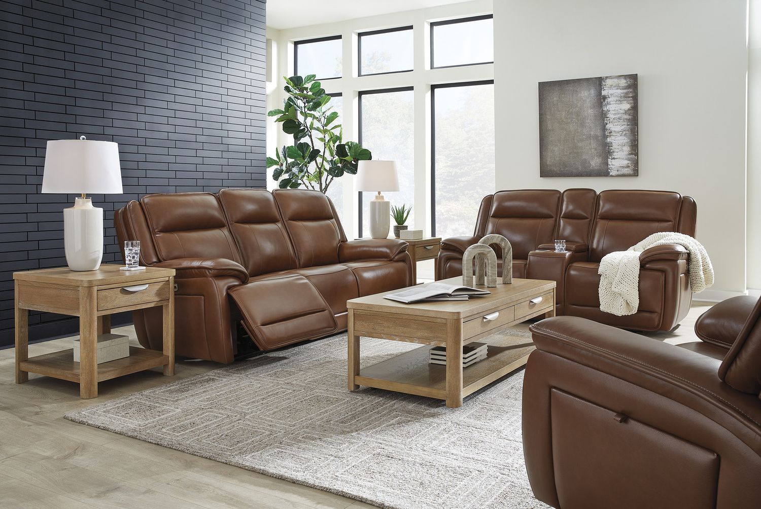 Healy Pier Power Reclining Sofa In Chocolate U1120415