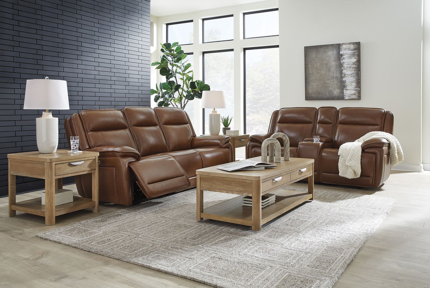 Healy Pier Power Reclining Sofa In Chocolate U1120415