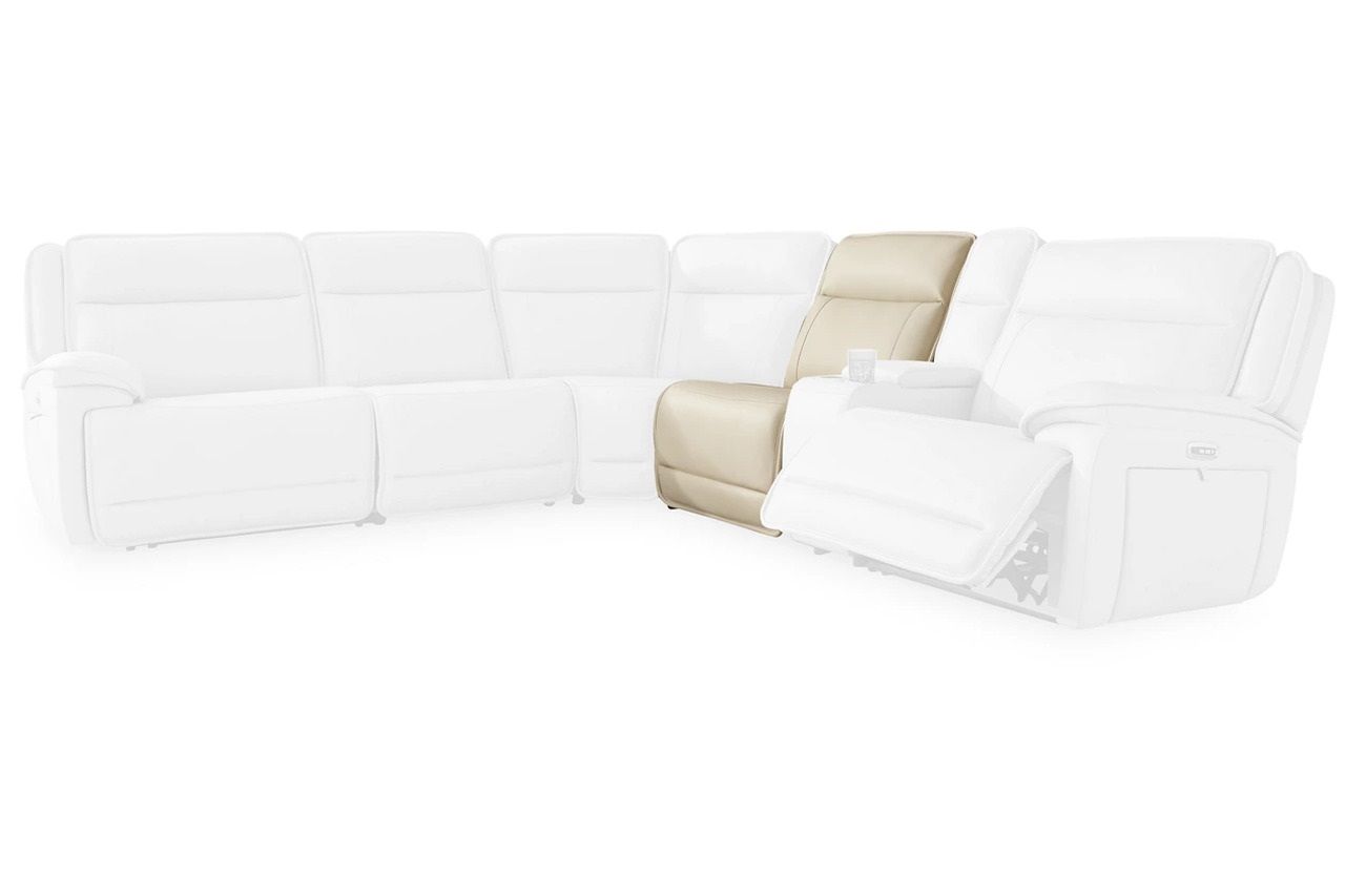 Double Deal Armless Chair In Almond U1300146