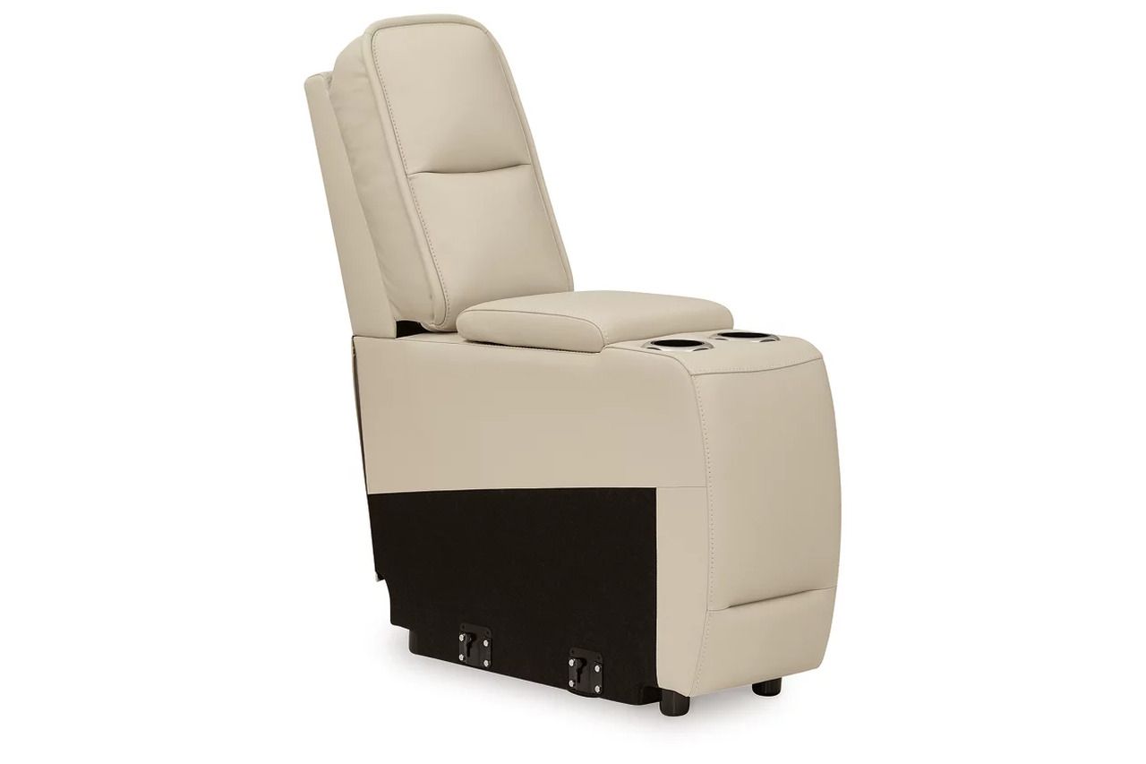 Double Deal Console with Storage In Almond U1300157