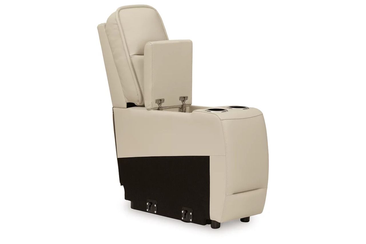 Double Deal Console with Storage In Almond U1300157