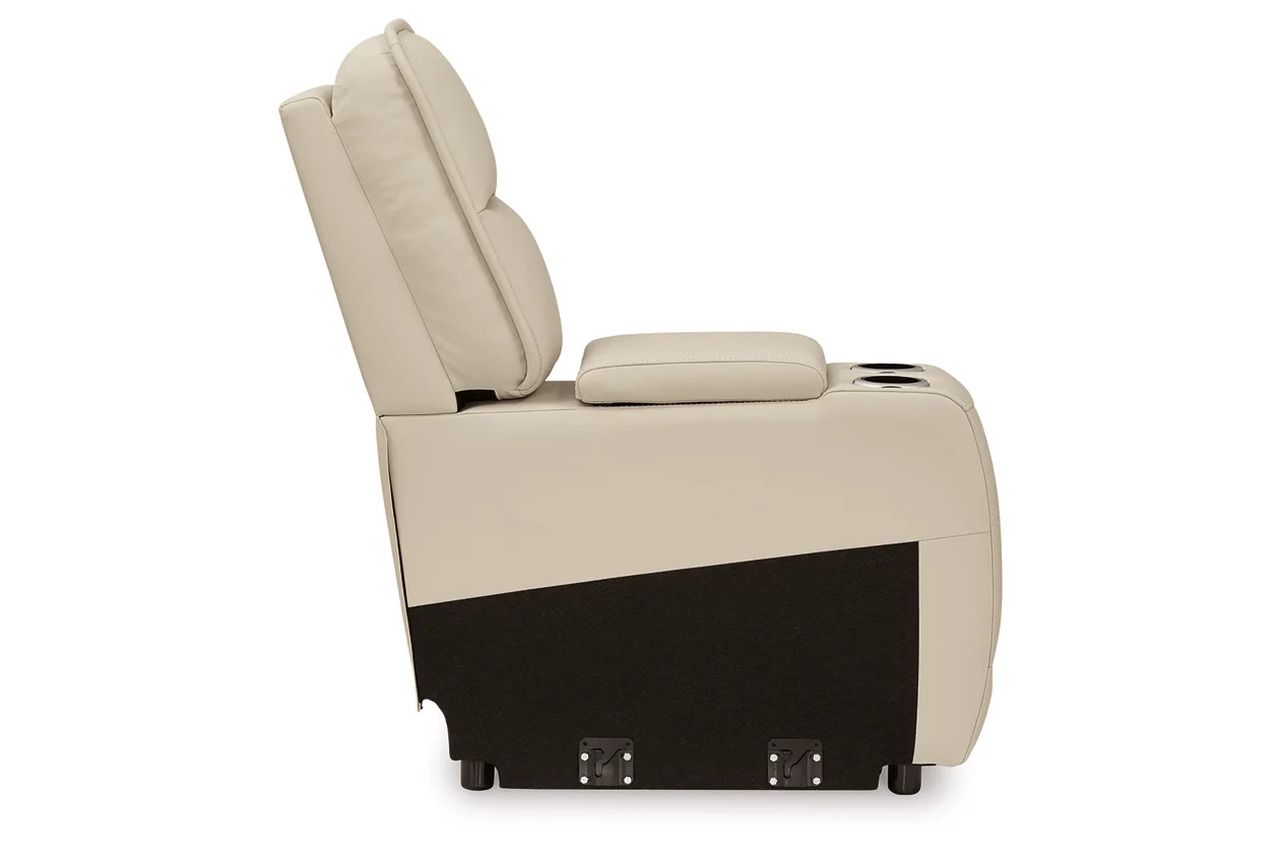 Double Deal Console with Storage In Almond U1300157