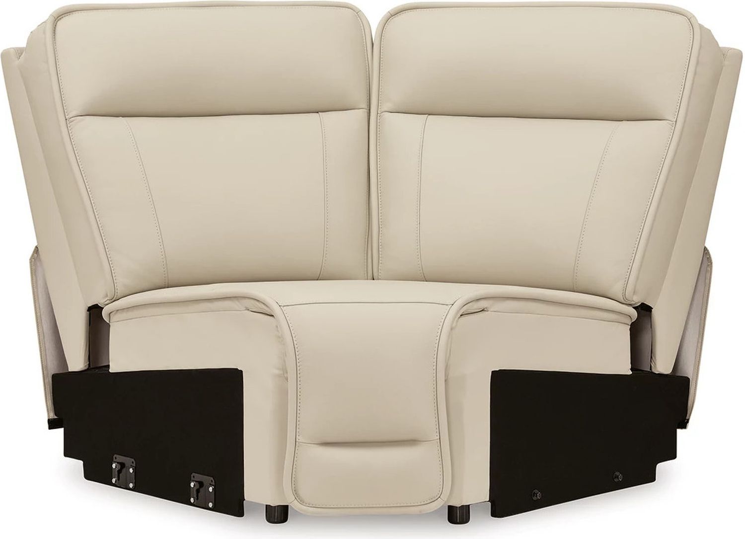 Double Deal 6-Piece Power Reclining Sectional In Almond U13001S1