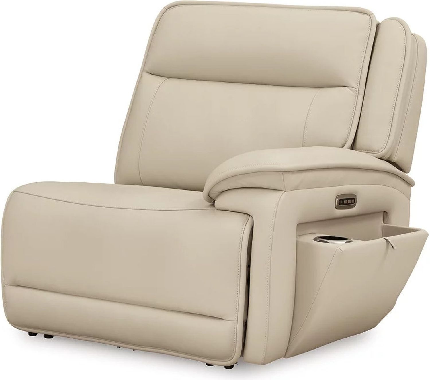 Double Deal 6-Piece Reclining Sectional In Almond U13001S7
