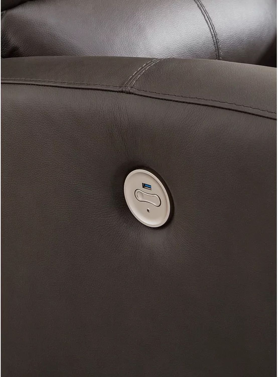 Boxmere Power Reclining Sofa In Storm U1310087