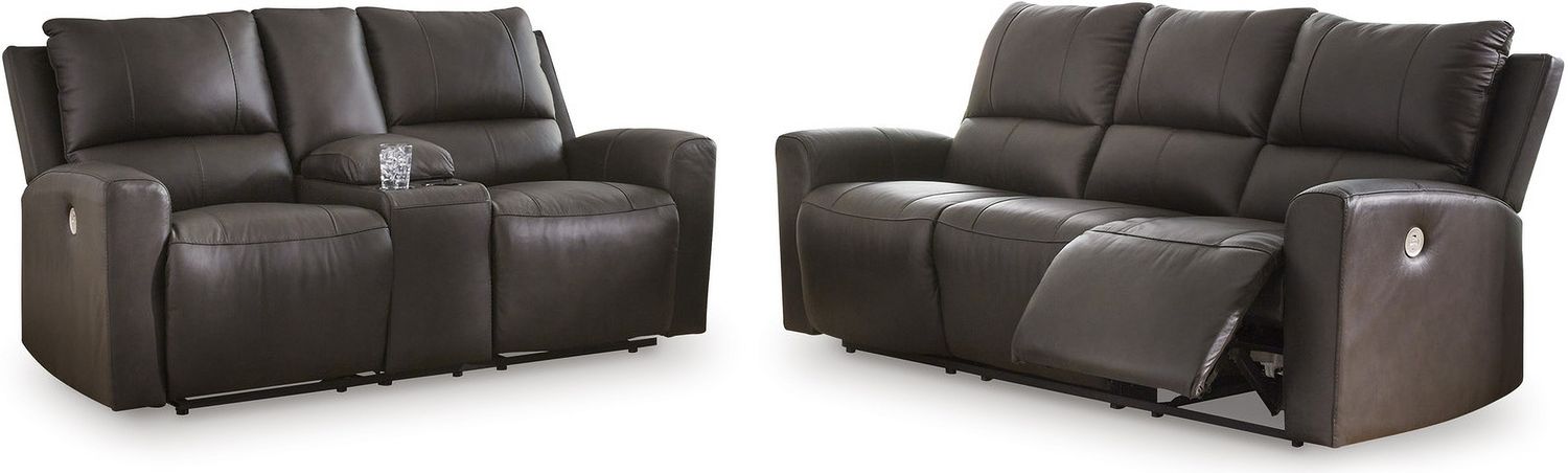 Boxmere Power Reclining Sofa In Storm U1310087