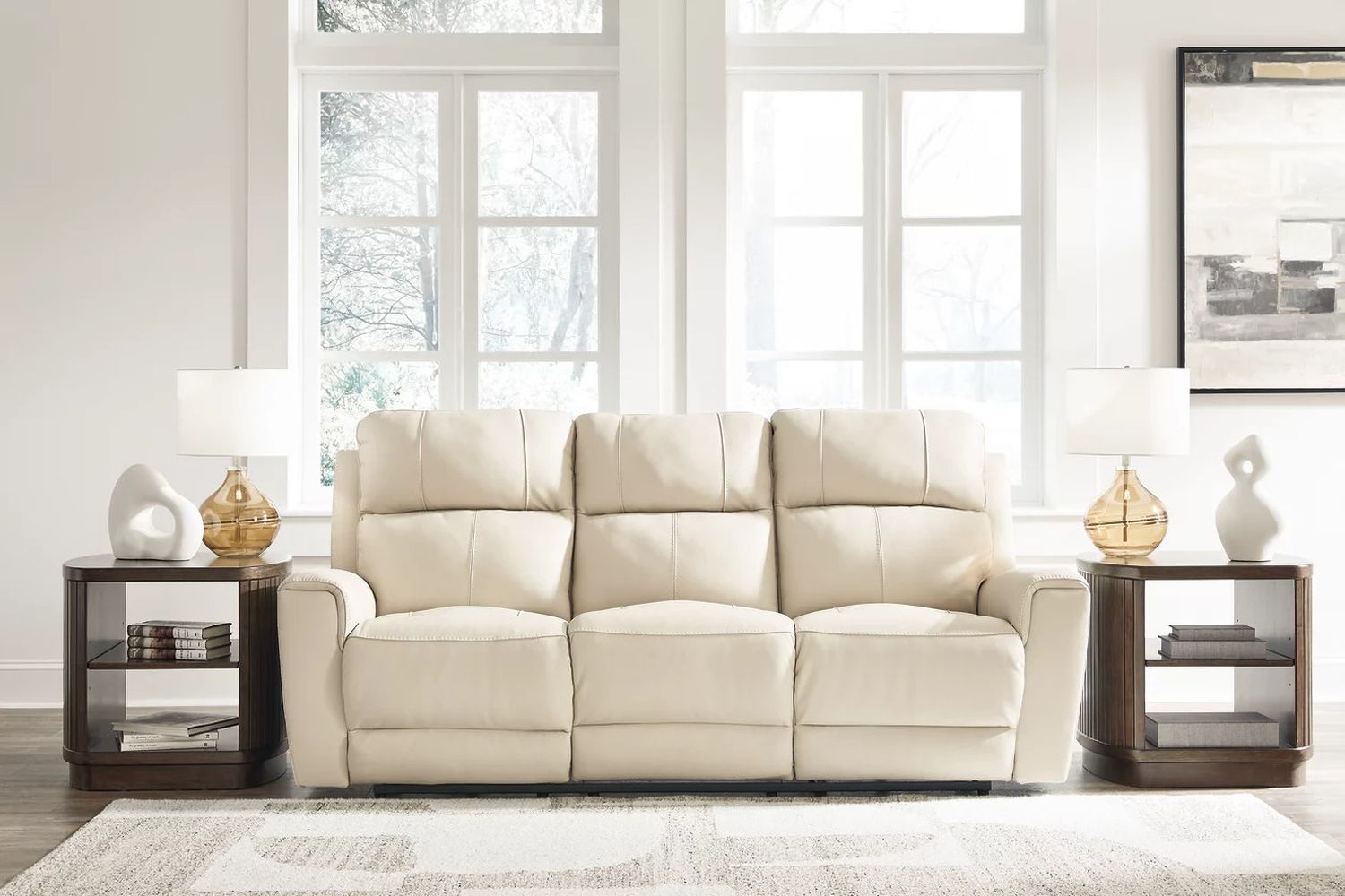 Dahlmoore Power Reclining Sofa In Almond U1320087