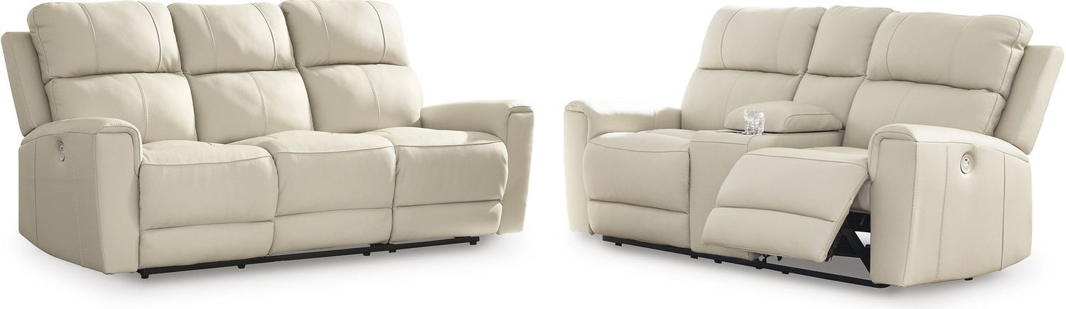 Dahlmoore Power Reclining Sofa In Almond U1320087