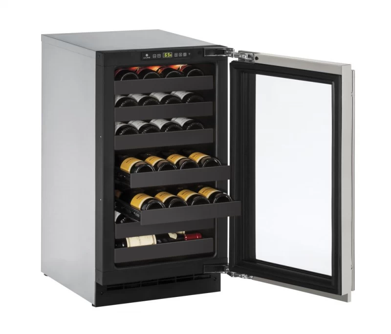 18" Wine Refrigerator in Stainless Frame U2218WCS00B