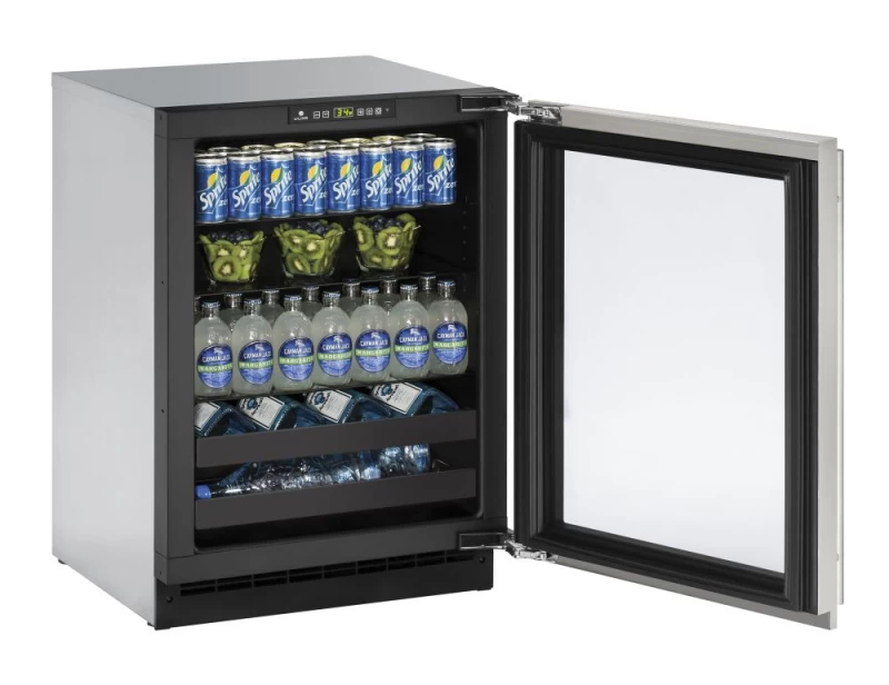 24" Beverage Center in Stainless Frame U2224BEVS00B