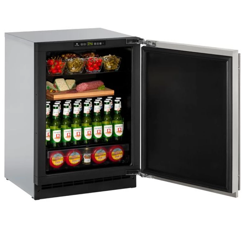 24" Refrigerator in Stainless Solid U2224RS00B