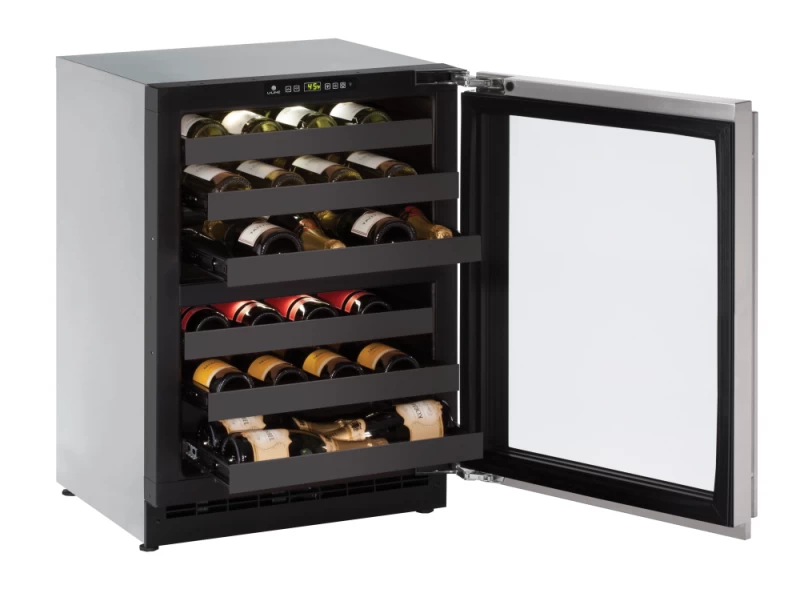 24" Dual-Zone Wine Refrigerator in Integrated Frame U2224ZWCINT00B