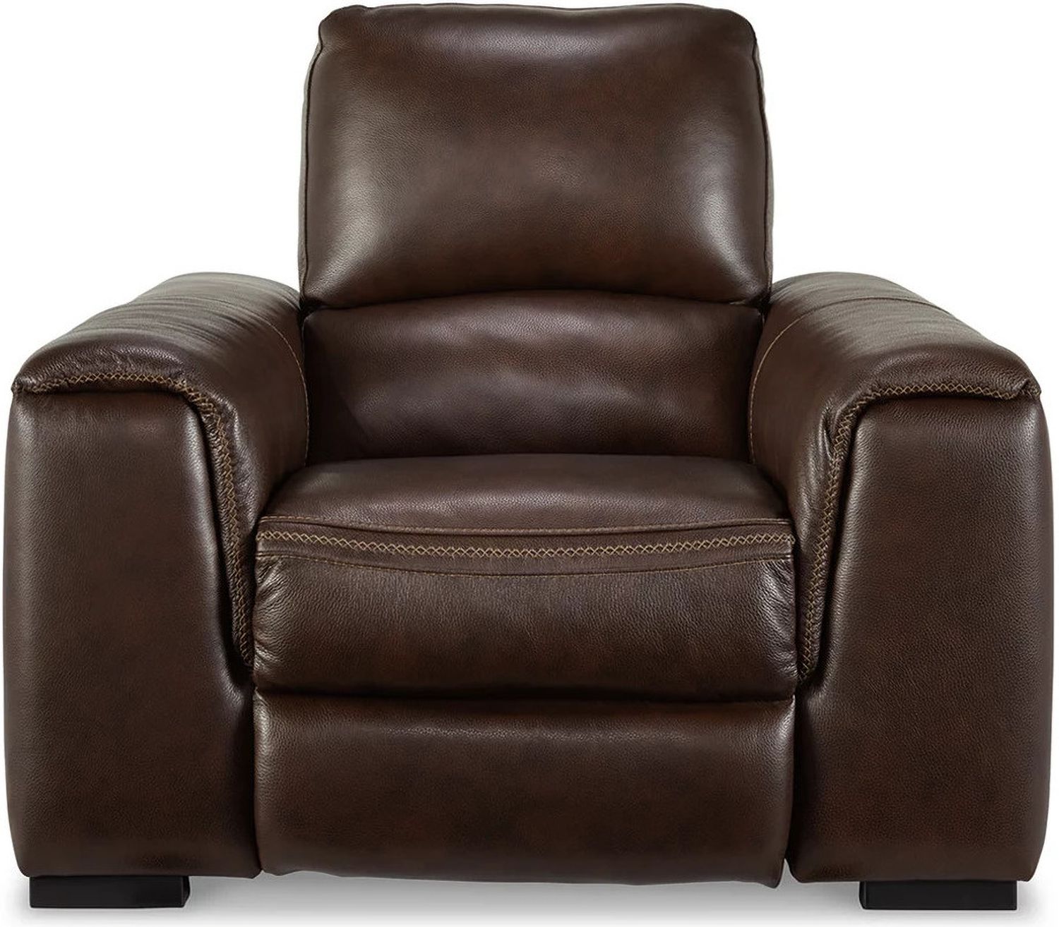 Alessandro Power Recliner With Adjustable Headrest In Walnut U2550213