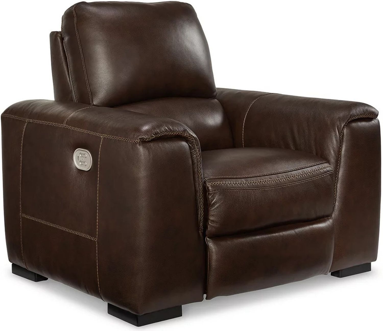 Alessandro Power Recliner With Adjustable Headrest In Walnut U2550213