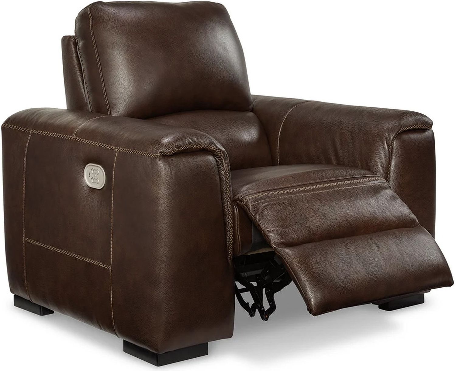 Alessandro Power Recliner With Adjustable Headrest In Walnut U2550213