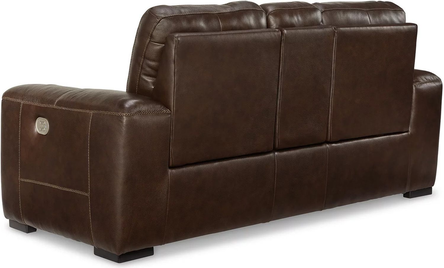 Alessandro Power Reclining Console Loveseat With Adjustable Headrest In Walnut U2550218