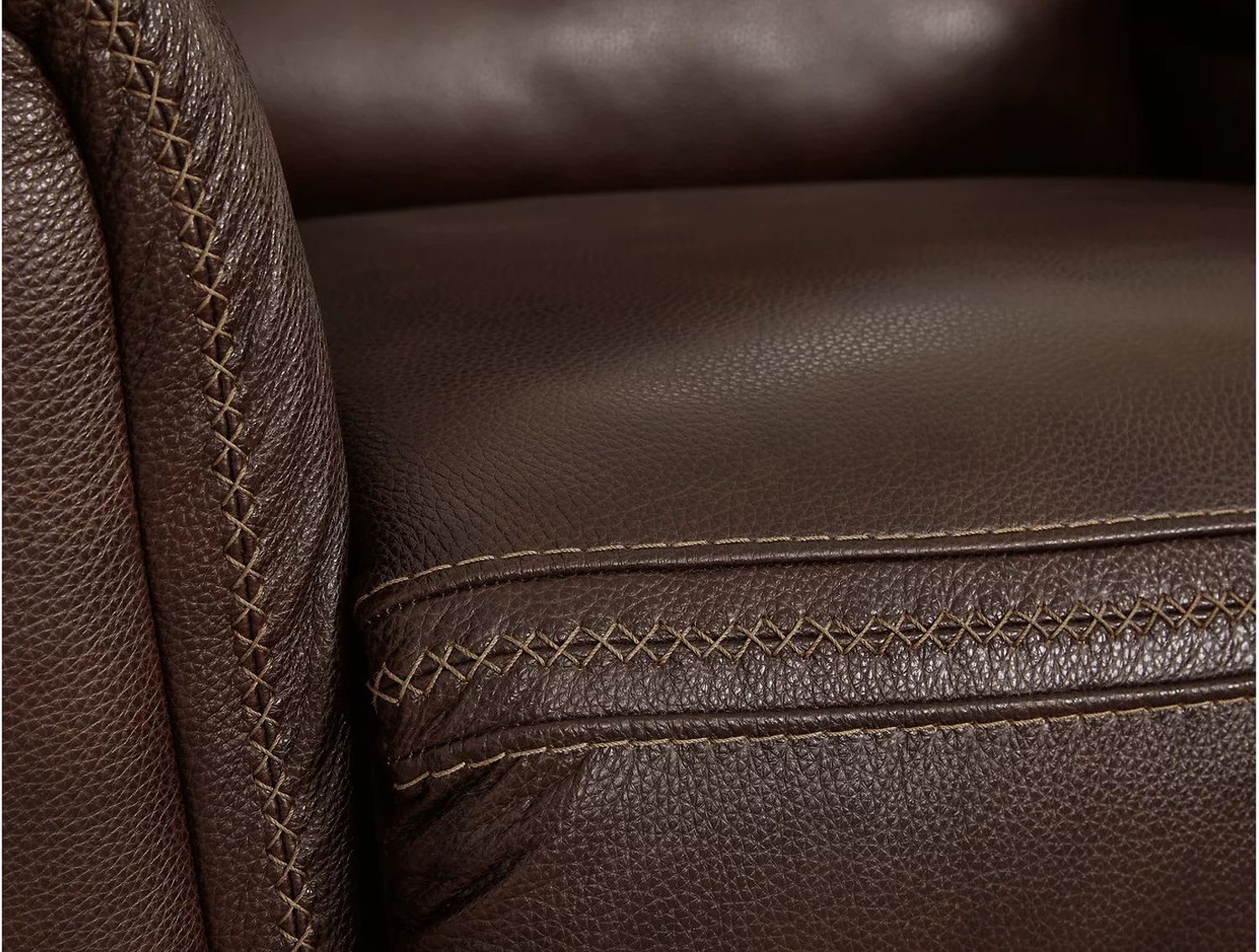 Alessandro Power Reclining Console Loveseat With Adjustable Headrest In Walnut U2550218