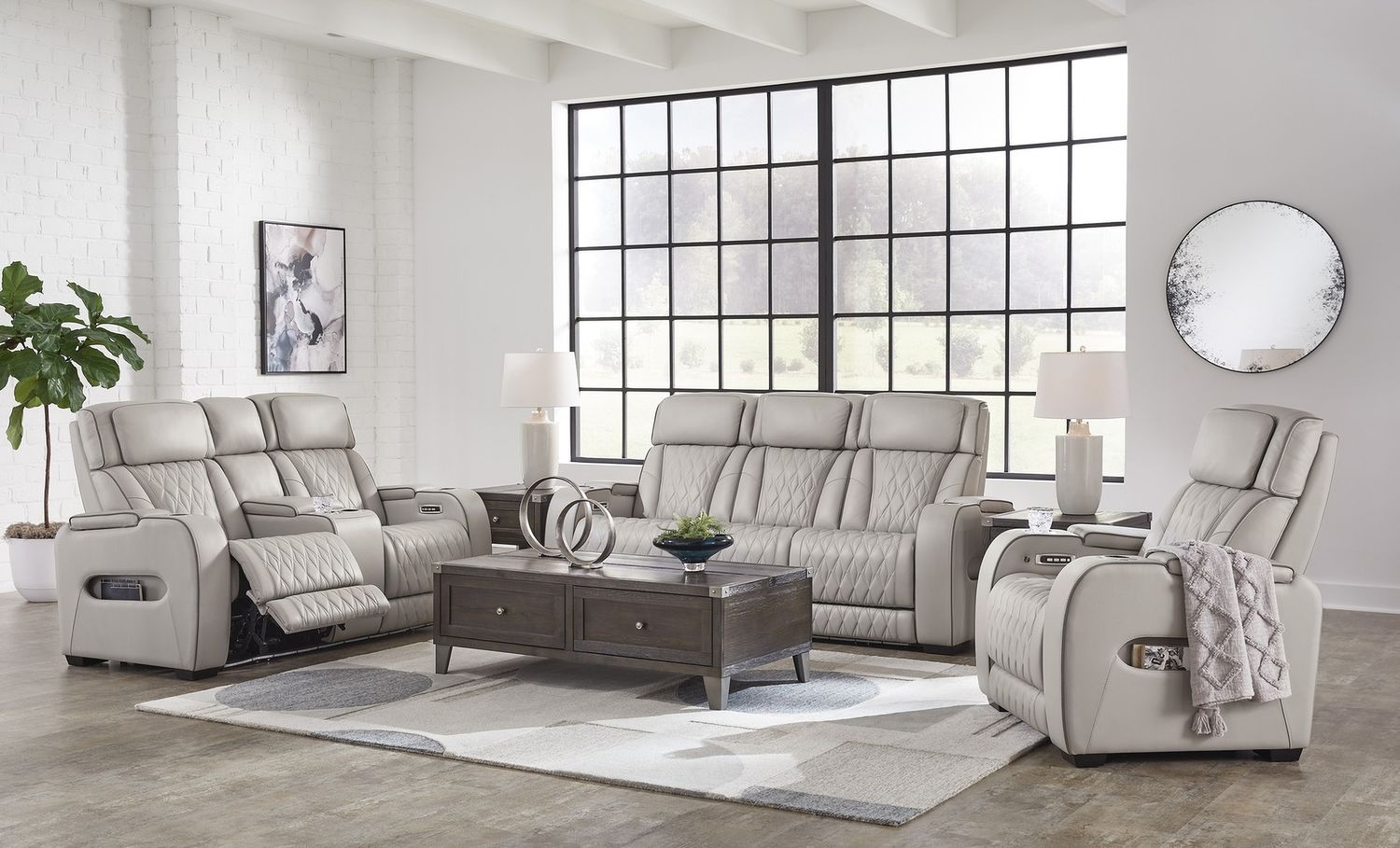 Boyington Power Recliner In Gray U2710513