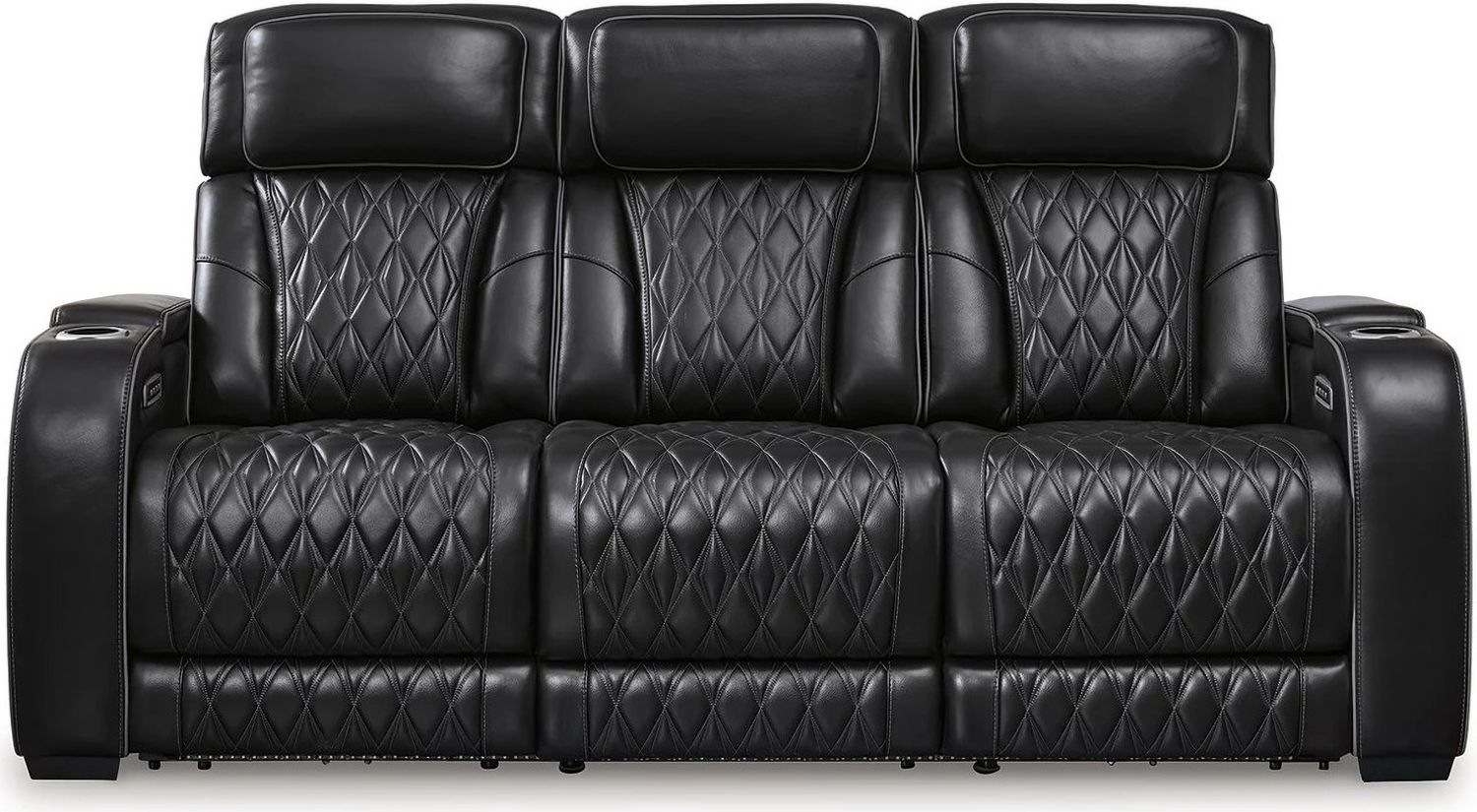 Boyington Power Reclining Sofa In Black U2710615