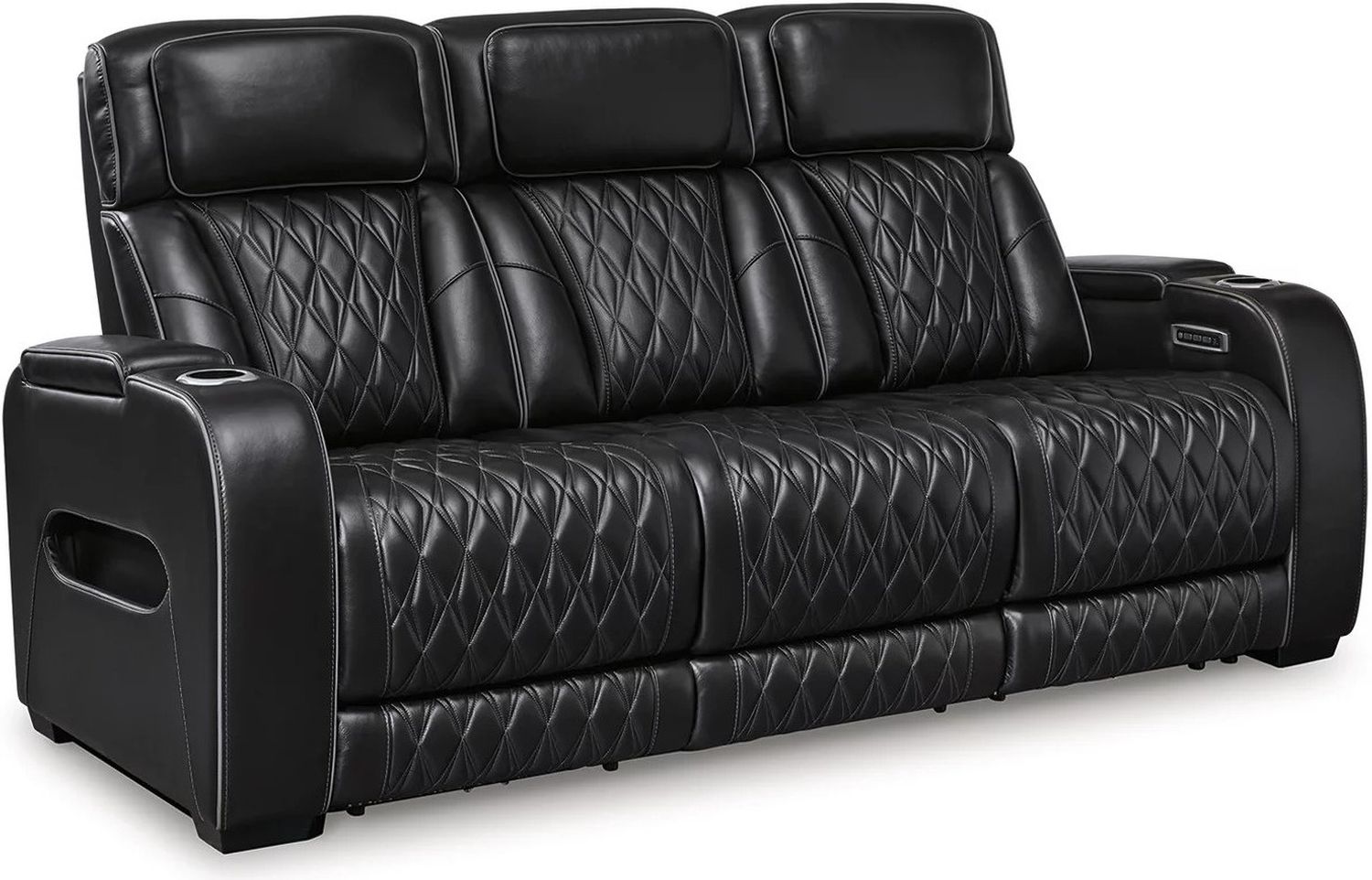 Boyington Power Reclining Sofa In Black U2710615