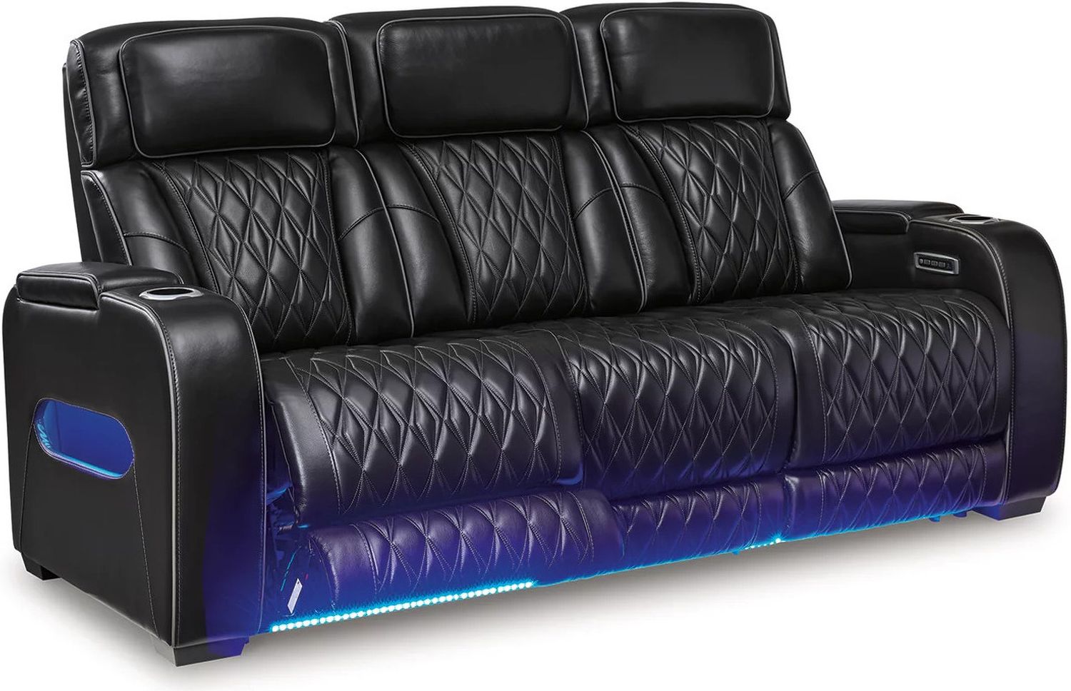 Boyington Power Reclining Sofa In Black U2710615