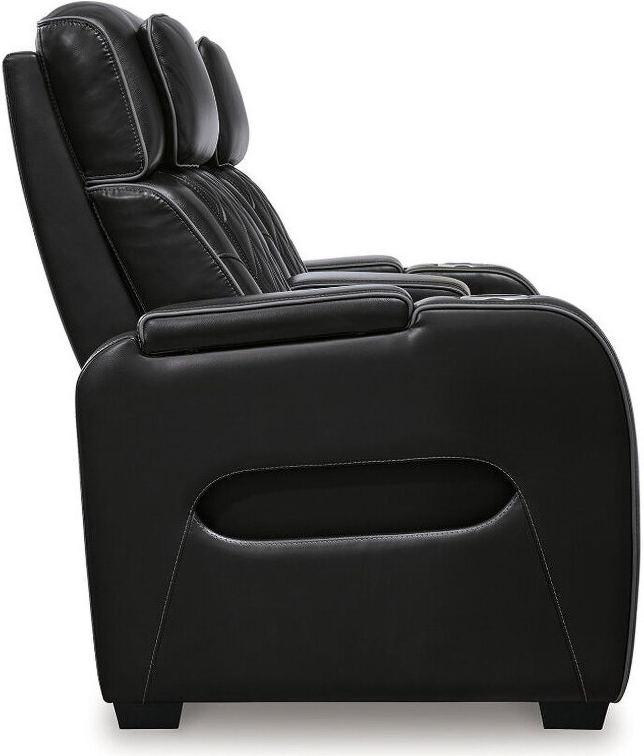 Boyington Power Reclining Loveseat with Console In Black U2710618
