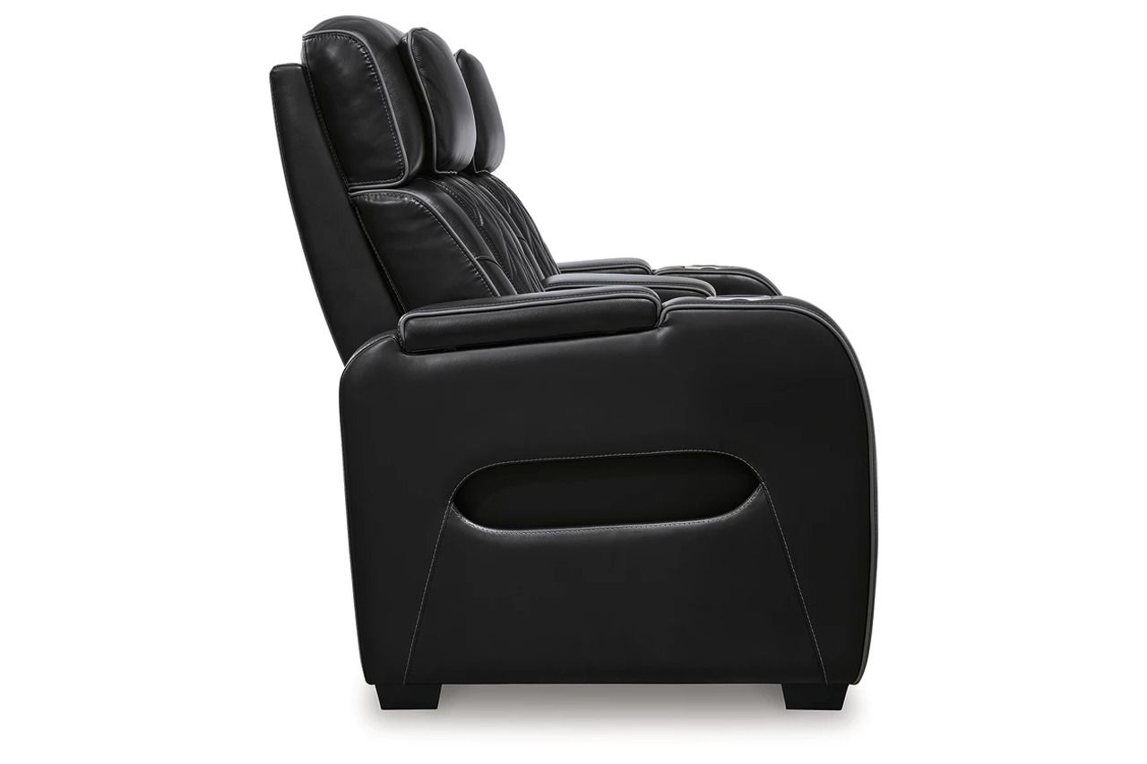 Boyington Power Reclining Living Room Set In Black U27106U1
