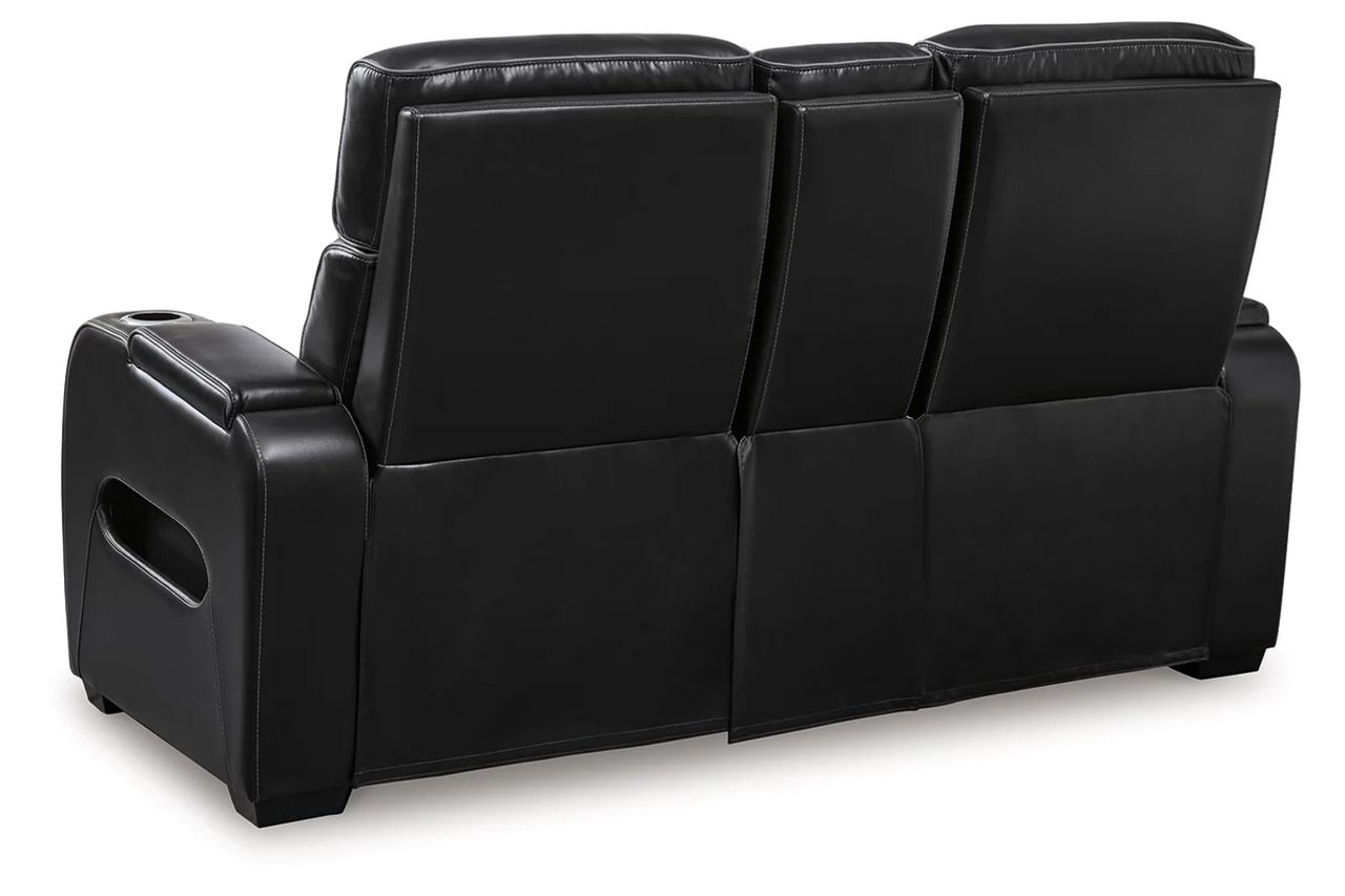 Boyington Power Reclining Living Room Set In Black U27106U1